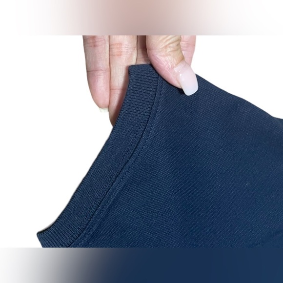 Nwt Aeropostale Juniors Pique Uniform Polo Solid Navy Blue Large Back to School - Picture 11 of 16